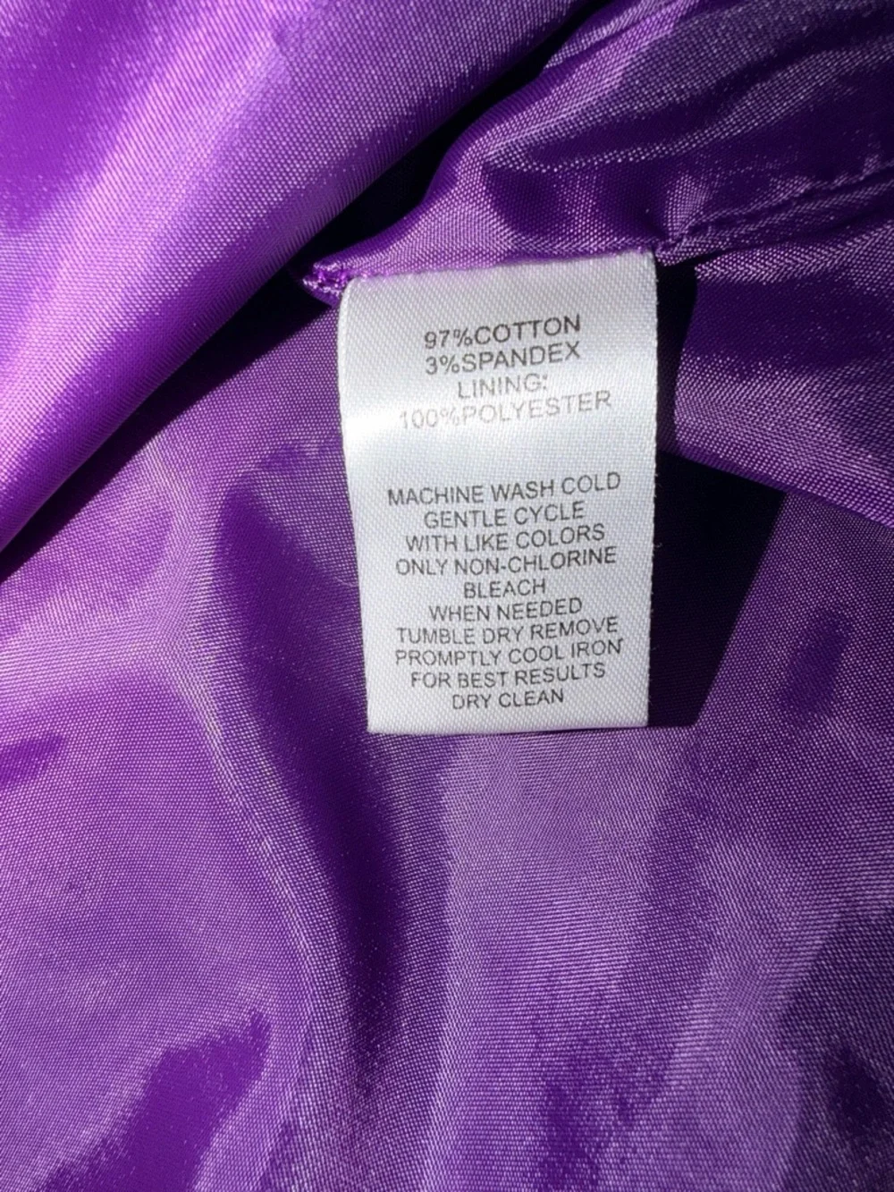 Calvin Klein Purple Floral Mini Skirt